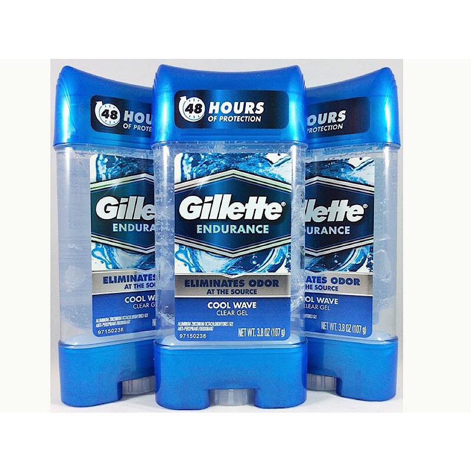 Gel khử mùi Gillette Endurance Cool Wave Clear Gel